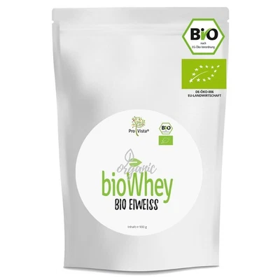PROVISTA AG Bio Whey Protein - Natur 900g - Molkeneiweiss DE-ÖKO-006