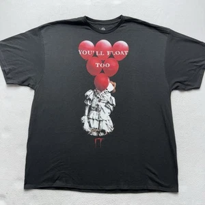 It The Movie Pennywise You'll Float Too Graphic Men's T-Shirt Size 3XL EUC - Picture 1 of 5