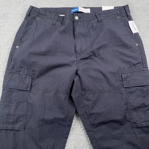 Vecchio Pantalone Navy Uomo 38x30 94 Cargo Ripstop Utility Paracadutista Stile Y2K Nuovo - Foto 1 di 14