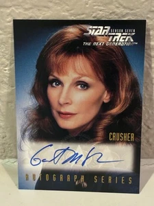 1999 Skybox Star Trek Next Generation Season 7 Gates McFadden #A4 Auto Autograph - Picture 1 of 2
