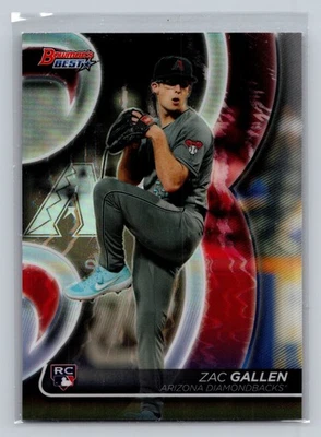 Zac Gallen 2020 Bowman's Best RC Rookie #35 Arizona Diamondbacks - Image 1 of 2
