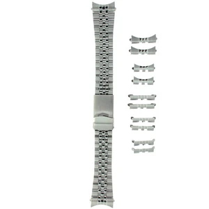 Watch Band Stainless Steel Metal Mens Fits 18mm-22mm 5 Sets of End Pcs - Picture 1 of 3