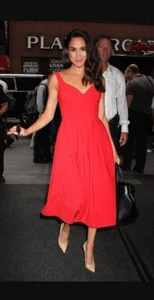 Jill Stuart Red Dress Size US 8/ Uk 10 Aso Royal - Picture 1 of 8