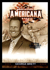 2008 Donruss Threads Baseball Americana George Brett /500 #BA-9