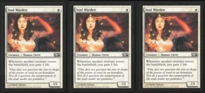 3x Soul Warden Magic The Gathering MTG M10 Core 2010 Qty 3 - Picture 1 of 7