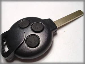 NEU 3 TASTEN FERNBEDIENUNG SCHLÜSSELANHÄNGER für Mercedes 451 Smart Car ForTwo, 433Mhz - Bild 1 von 1