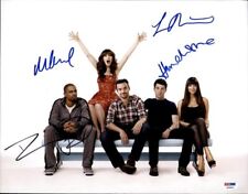 The New Girl cast authentic signed 10x15 photo W PSA Certificate 2616P1