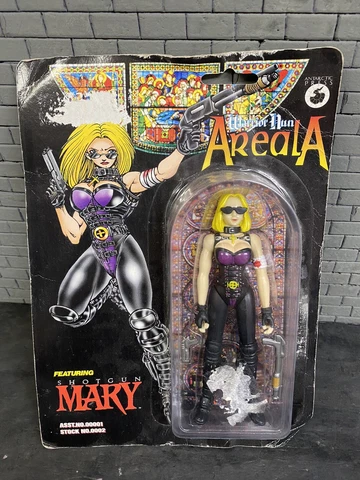 Ben Dunn’s Warrior Nun Areala Shotgun Mary Action Figure 1997 Antarctic Press Cover