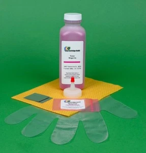 Magenta Toner Refill Kit with Chip for Toshiba e-STUDIO 205cp 220cp 12A9620 - Picture 1 of 1