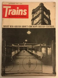 TRAINS Magazine - September 1969 - Locomotive Railroad Hobby Transportation. - Picture 1 of 6