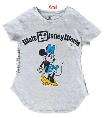 2025 Walt Disney World Parks Minnie Mouse Adult Rhinestones T-Shirt Xsmall