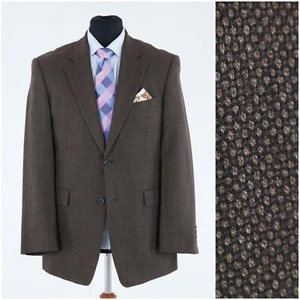 Mens Barleycorn Blazer 40R UK Size CANDA Brown Wool Sport Coat Vintage Jacket - Picture 1 of 12