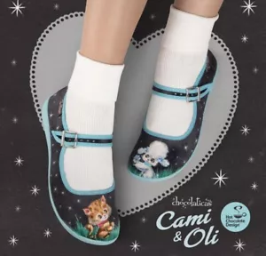 Hot Chocolate Design Chocolaticas Cami & Oil Mary Jane Flats 35 US 5 NEW - Picture 1 of 11