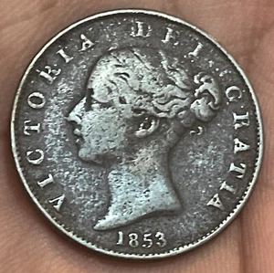 GRAN BRETAÑA 1853 1/2 PENIQUE MUY BUEN ESTADO LJ - Imagen 1 de 5