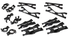 Integy Black Billet Aluminium Suspension Conversion Kit Traxxas XMaxx C26835BLACK - Bild 1 von 1