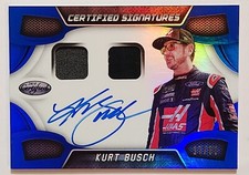 2018 Panini Certified NASCAR Racing Signatures #CSS-KU Kurt Busch Blue #17/30