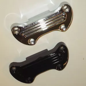 Black or Chrome 56119-77 HANDLEBAR RISER CLAMP TC Evolution Shovelhead Sportster - Picture 1 of 6