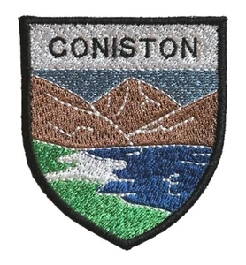Coniston Lake District bestickter Aufnäher zum Aufnähen oder Aufbügeln (A) - Bild 1 von 3