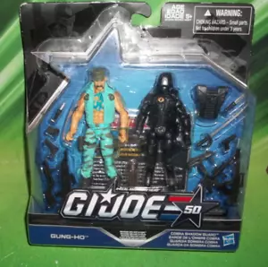 PACK DE 2 FIGURAS G I GI JOE 50 ANIVERSARIO GUNG HO & COBRA SHADOW GUARD - Imagen 1 de 1