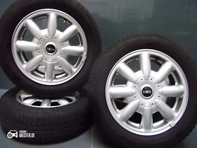 Original Mini One Cooper R50 R52 15 Zoll Alufelgen NEU Winterräder 175 65 r15 - Bild 1 von 4