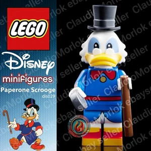 ⭐ LEGO Scrooge Minifigure dis029 Disney serie 2 71024 Zio Paperone coldis2-6 - Foto 1 di 7