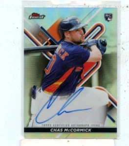 CHAS MCCORMICK 2022 Topps Finest Refractor Rookie Auto Autograph FA-CH Astros - Picture 1 of 1