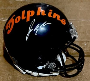 JAYLEN WRIGHT Dolphins SIGNED Mini Helmet JSA COA MIAMI - Picture 1 of 5