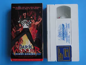 DARK WARRIOR - FIRST STRIKE (VHS, 1991) JAPANESE WITH ENGLISH SUBTITLES - Imagen 1 de 8