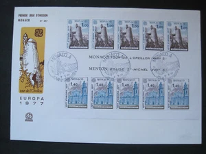 Europe Cept FDC Monaco Michel Number 1273-1274 Postmarked (I 309) - Picture 1 of 1