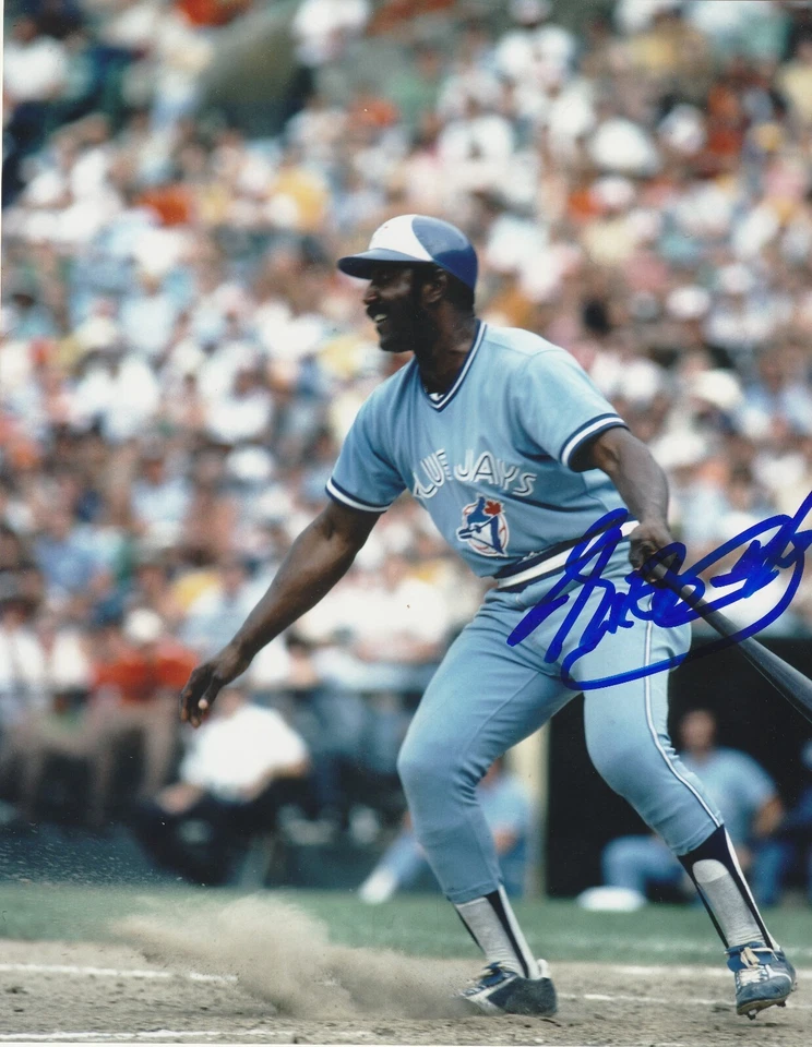 RICO CARTY TORONTO BLUE JAYS ACCIÓN FIRMADO 8x10 Foto 1 de 1
