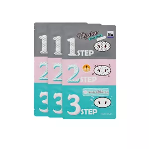 Holika Holika Nariz de Cerdo Transparente Cabeza Negra Kit de 3 Pasos 7g * 3 piezas Regalos Gratis - Imagen 1 de 2