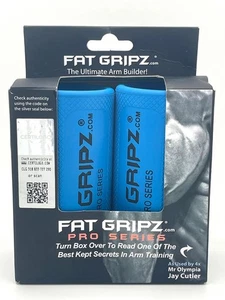Fat Gripz Pro Series Grips Blue 2.25in / 5.7cm The Ultimate Arm Builder - Picture 1 of 6