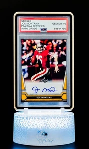 Joe Montana 2021 Leaf Autograph #BA-JM1 / PSA Autograph GEM MT 10 - Picture 1 of 7