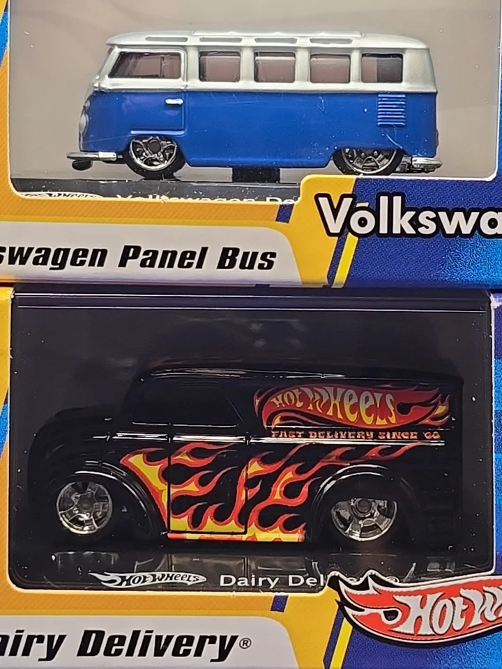 Hot Wheels 1:87 / HO Escala Entrega de lácteos y VW Deluxe Station Wagon Excelente 🎁 Foto 1 de 4