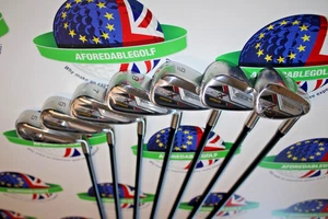 New Cobra Air X 2.0 Ultralite Irons 5-PW + GW Ultralite Graphite Regular Flex - Picture 1 of 6