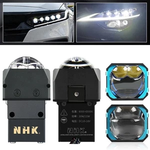 NHK 1.5''&1.8'' Laser Bi LED Projector Lens Square Headlight Retrofit Universal - Picture 1 of 18