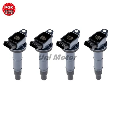 4 pcs OEM NGK Ignition Coil 90919-02243 For Toyota RAV4 2002-2003 2.4L U5052 - Imagem 1 de 4