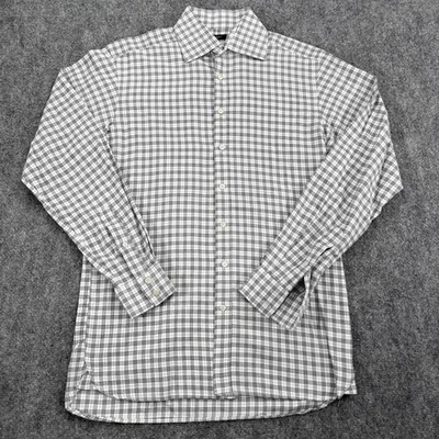 Burberry London Shirt Mens 15 38 Plaid Checkered Button Up UK Made *READ - Image 1 of 4
