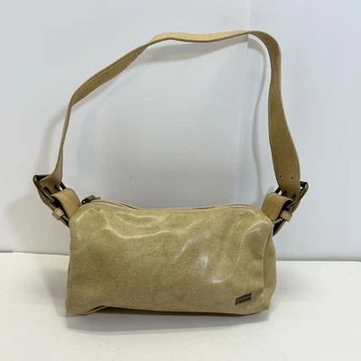 Steve Madden Vintage Años 90’s Bolso de Hombro Cartera Bolso de Mano Bronceado Hebilla Pequeño Foto 1 de 4