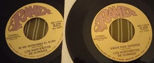 Los Norteñitos De Ojinaga 45/7" Lot! Amor Por Interes & Se Me Derrumba El Alma - Picture 1 of 2