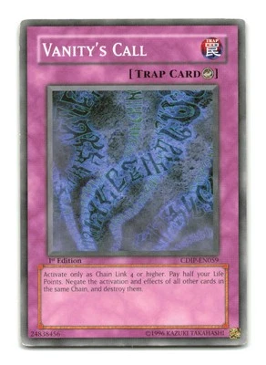 Vanity's Call - CDIP-EN059 1st Edition - YuGiOh-LP - Image 1 of 2