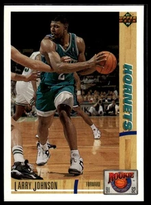 1991-92 Upper Deck #R26 Larry Johnson Rookie Standouts - Picture 1 of 2