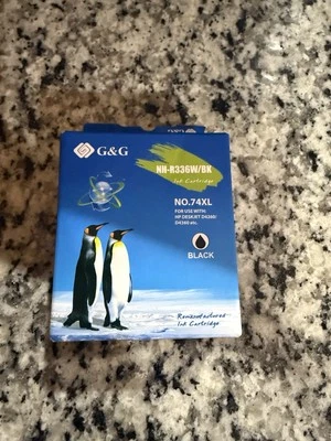 Cartucho de tinta G&G NH-R336W/BK No.74XL Foto 1 de 2