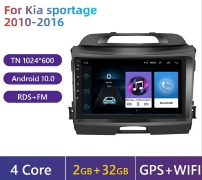 RADIO 2 DIN PER KIA SPORTAGE 3  BLUETOOTH USB WI-FI NAVIGATORE GPS 2/32 - Immagine 1 di 4