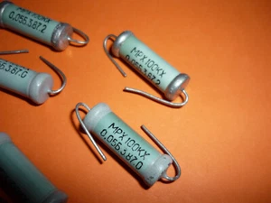 8pcs. 100kΩ MPX / МРХ High precision Resistor USSR SILVER-PLATED PINS - Picture 1 of 2