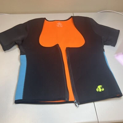 Chaleco de sauna modelador corporal adelgazante sin eco entrenador de sudor mujeres grande nuevo en paquete Foto 1 de 4