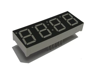 Display 7 segmenti 4 cifre rosso microcontrollore Arduino anodo comune - Foto 1 di 1
