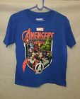 Marvel Avengers Character Shot Boys Graphic T Shirt Size L