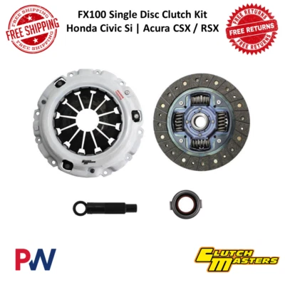 Clutch Masters FX100 Single Disc Clutch Kit Fits 2007-2010 Acura CSX #08037-HR00 Foto 1 de 4