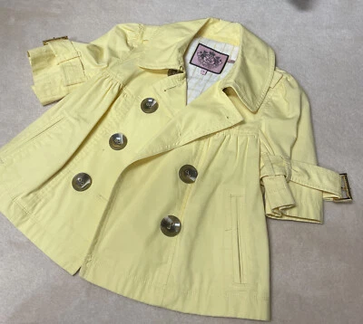 Chaqueta Juicy Couture Talla S Amarillo Algodón Manga Corta Chaquetón Negocios Informal Foto 1 de 4